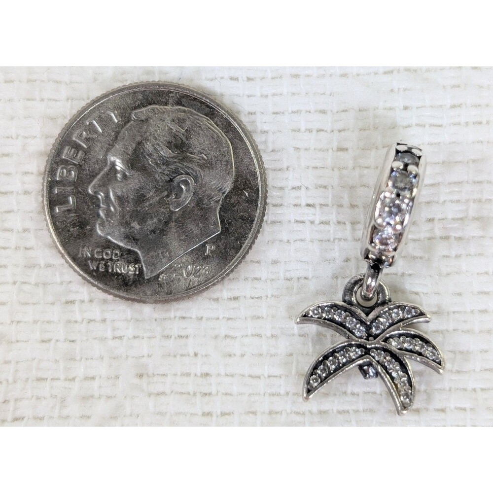 Authentic Pandora Sparkling Palm Tree